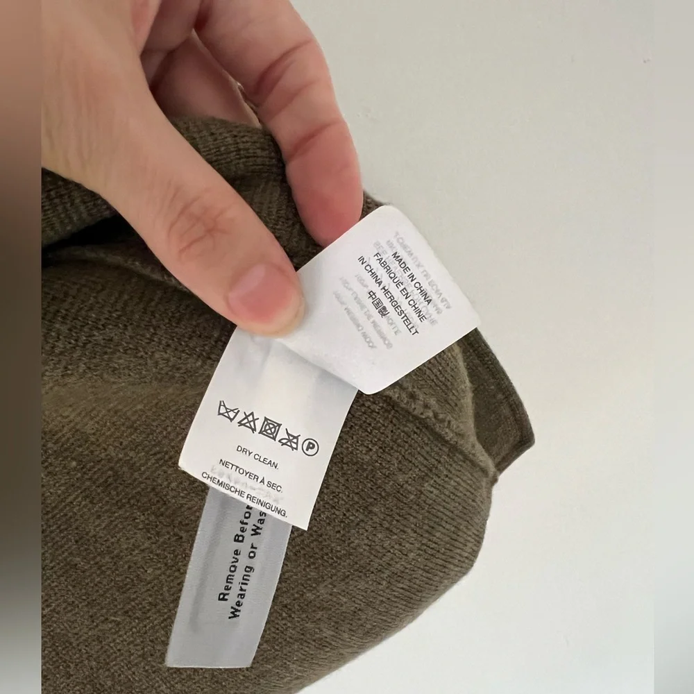 NWT J Crew Sophie open front sweater blazer cardigan olive green wool xsmall